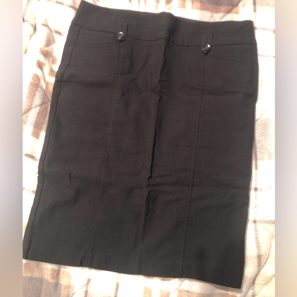 Black pencil skirt
